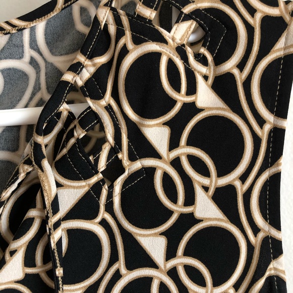 Banana Republic | Black & Gold Cocktail Dress 👗 - Picture 2 of 8